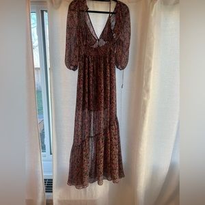 For Love and Lemons floral dress